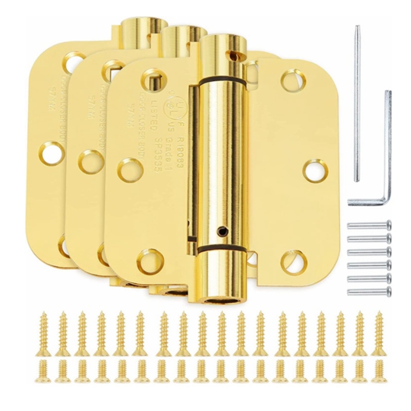 Gold spring hinge
