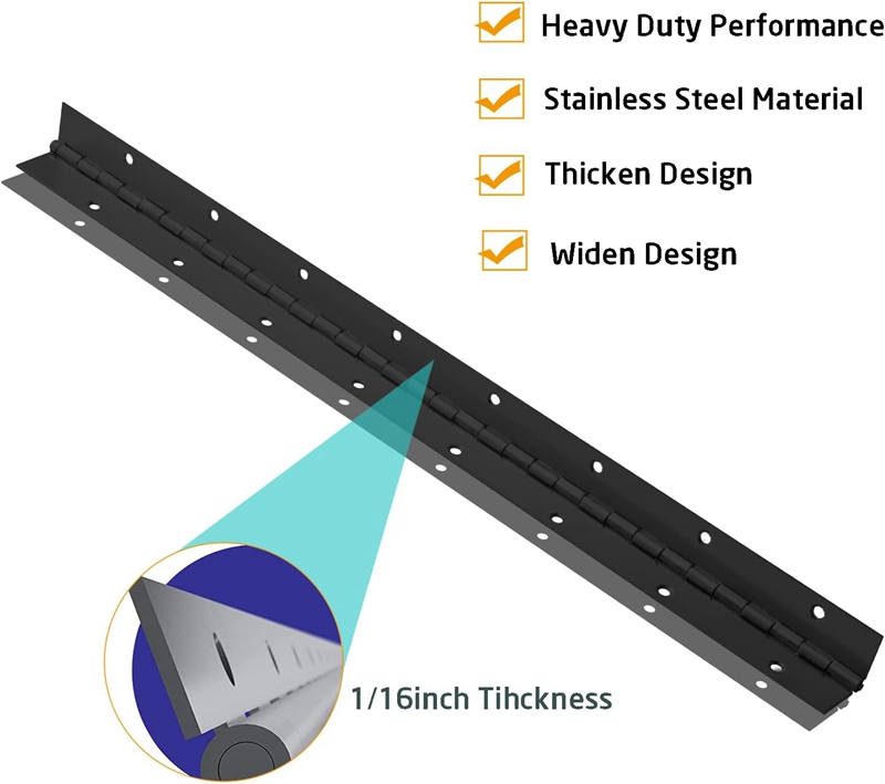 0.06 inch piano hinge