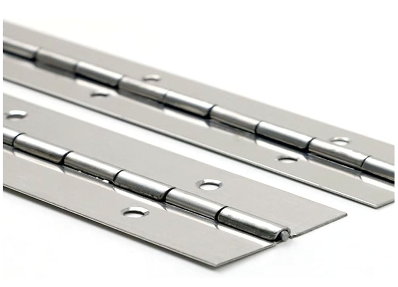 Heave duty continuous hinge