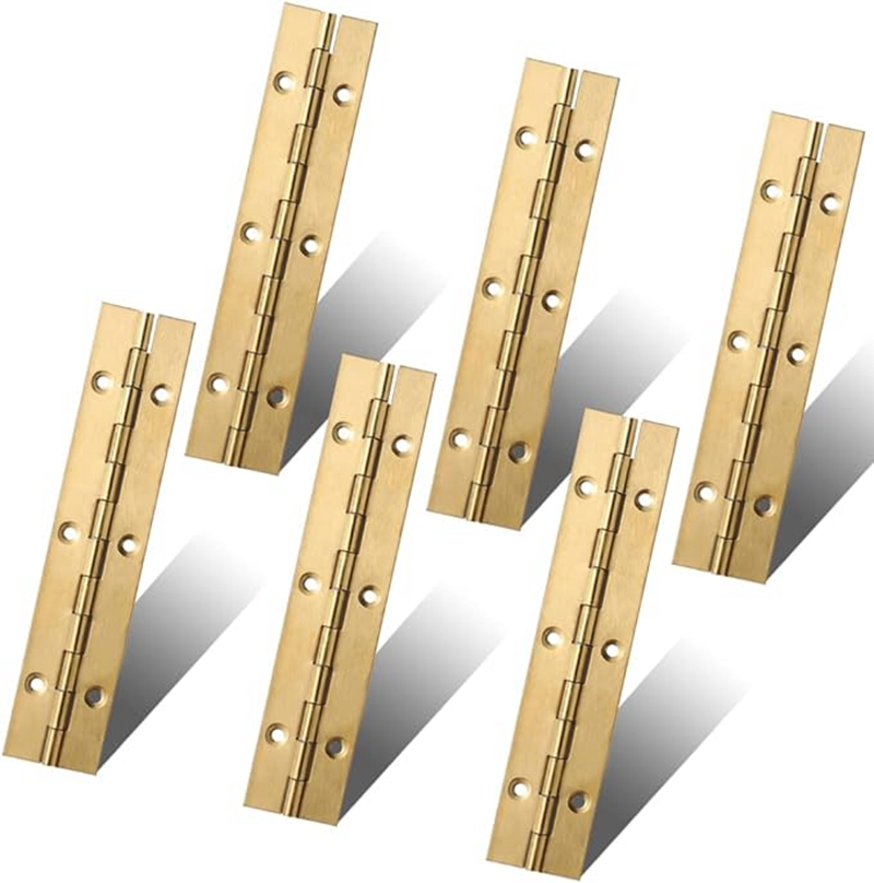 Mini gold piano hinge