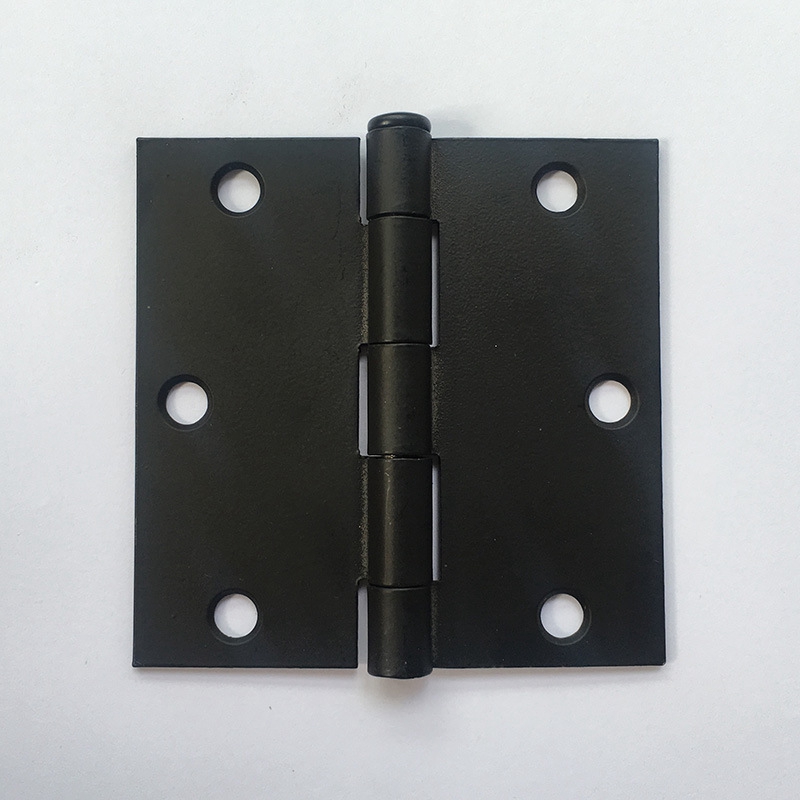 Amerian style  squard corner hinge 3.5-3.5-2.2mm black