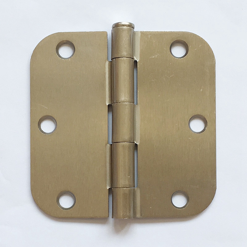 Amerian style round corner hinge 3.5-3.5-2.2mm gold