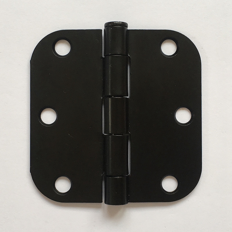 Amerian style round corner hinge 3-3-2mm black