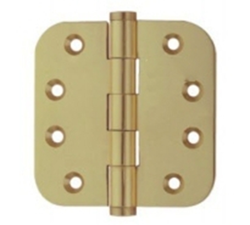 Solid brass plain joint round corner hinge 4“-4”-2