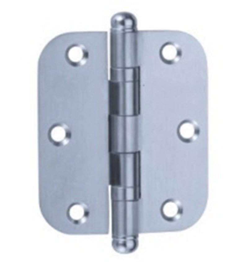 Stainless Steel Round corner hinge with ball tip 90-65-2.5