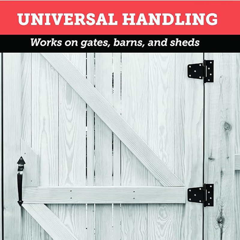 Multi scene view of fence hinges
