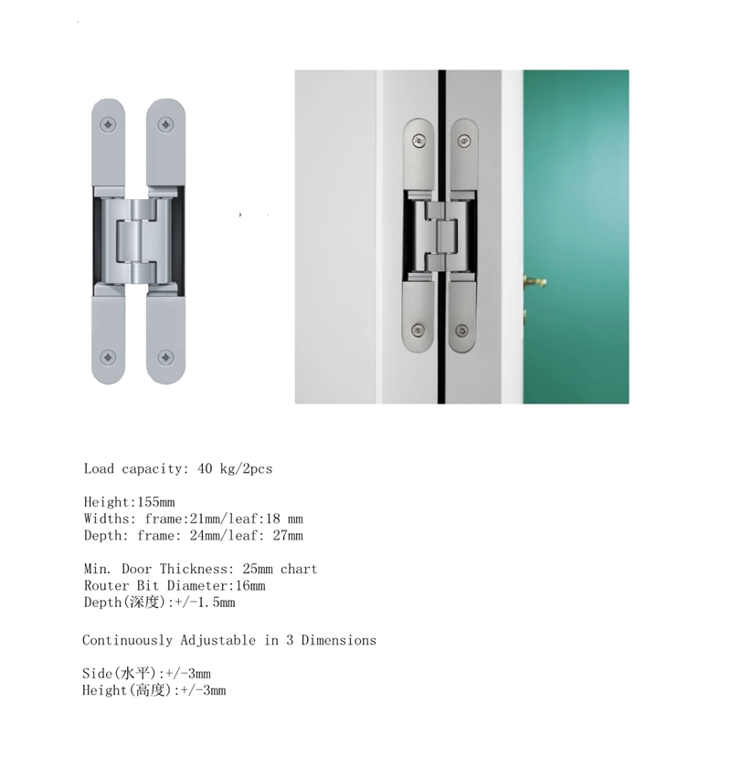 155-18-21 3d adjustable hinge
