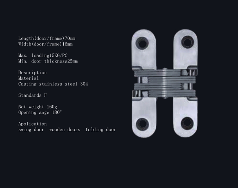 H70-16 304 stainless steel hinge