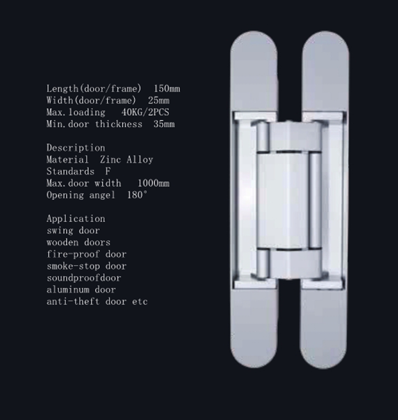 H150-25 3d hinge