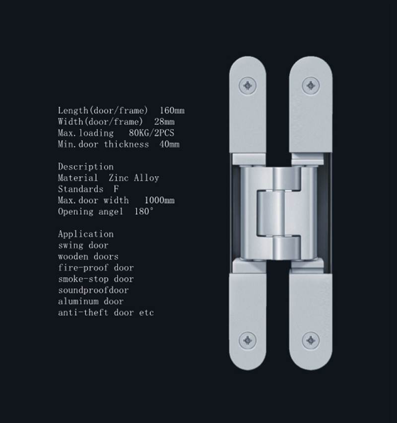 H160-28 3d hinge
