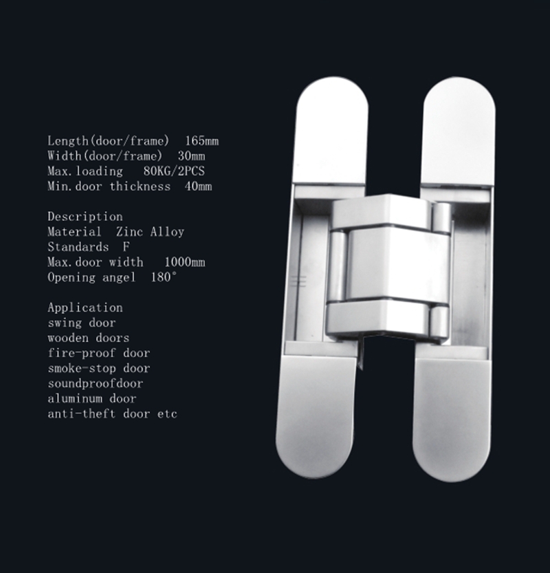 H165-30 3d hinge